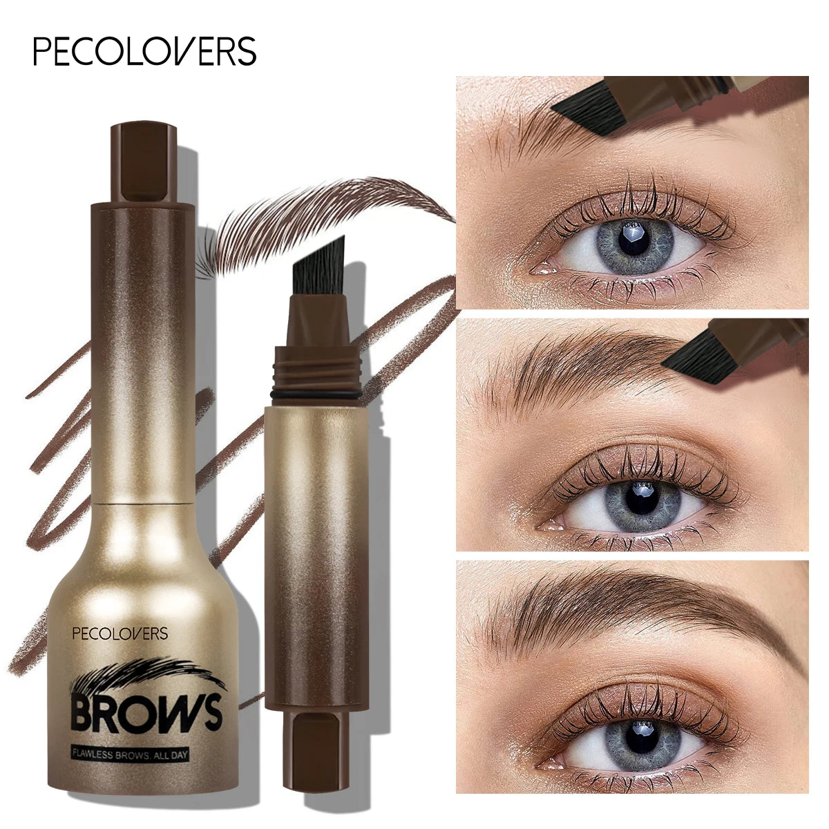 Un crayon à sourcils 3D crème colorante longue durée